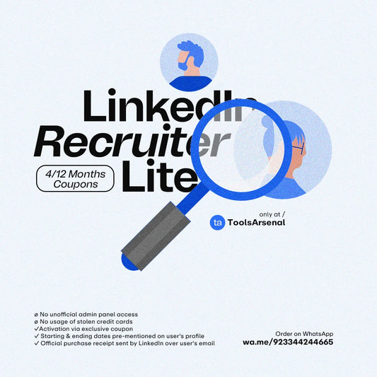 LinkedIn Recruiter Lite 4/12 Months Plan
