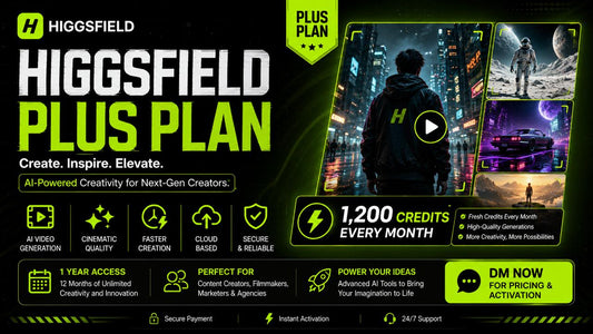 Higgsfield Pro/Plus Yearly Plans