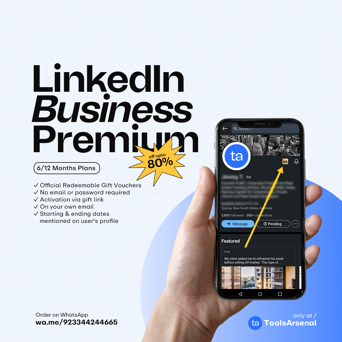 Linkedin Premium Business 6/12 Months Plan