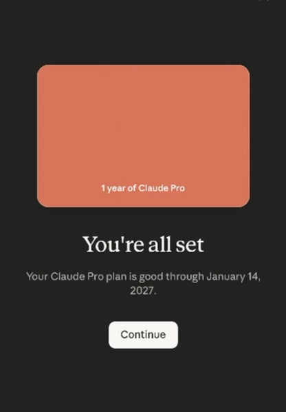 Claude Pro Plan Gift Vouchers
